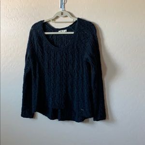 Dark blue Abercrombie and Fitch knitted sweater